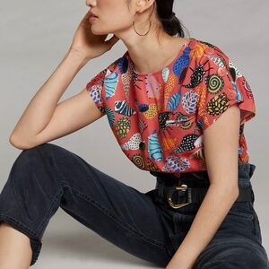 Corey Lynn Calter Seashell Blouse